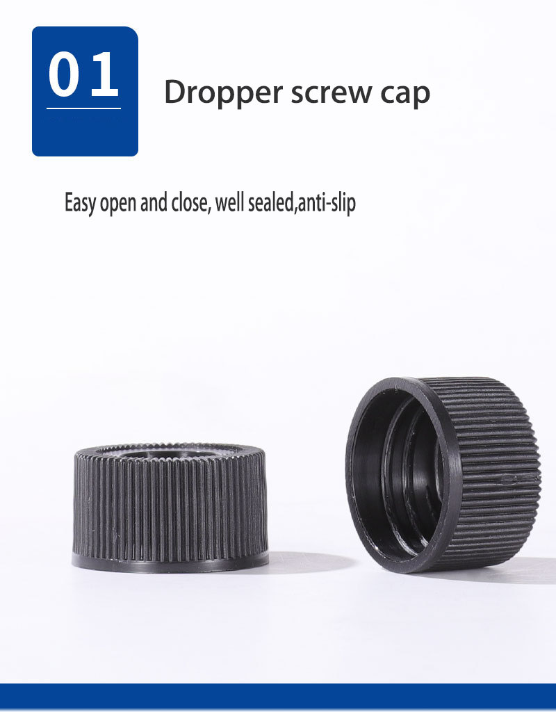 Dropper bottle screw cap